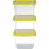 Conjunto 3 Potes Quadrado 2,6l Po-21 Sao Bernardo