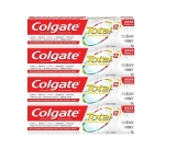 Creme Dental Colgate Total 12 Clean Mint 90g , Kit com 4 unidades