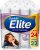 Papel Higiênico Elite Dualette Folha Dupla Ultra, 24 rolos, Branco
