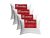 Kit 4 Travesseiros 50x70cm Antialérgico Lavável Fibra Siliconada Macio BF Colchões