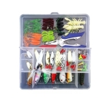 Kit 108 Unidades Iscas Artificiais Pesca Tilapia Peixes