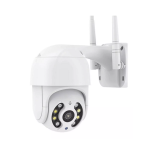 Câmera de segurança Wi-Fi Smart Camera ABQ-A8 com resolução de 2MP visão nocturna incluída branca