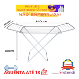 Varal De Chão Reforçado Com Abas Dobrável Grande