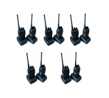 Kit10 Rádios Comunicador Baofeng Walk Talk Bf-777s Microfone