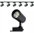 Kit Trilho Eletrificado 2m + 6 Spots Led 15w Cor Preto