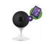 Kit Câmera Interna Wi-fi Intelbras Im3 + Microsd 32gb com audio, Cor Branco