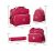 Kit Bolsa Maternidade Pirulitando Feminina Land Rosa Pink