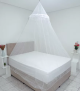 Mosquiteiro Branco Renda Filó Promoção P/ Cama Casal E Solt