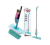 Esfregão Spray Mop 360° Limpa Seca Chão Molhado Casa Poira