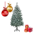 Arvore Natal 180cm 320 Galhos Luxo Cheia Decoração Premium