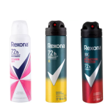 Desodorante antitranspirante aerossol rexona