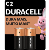 Duracell Pilha Alcalina C Média Duracell Com 2 Unidades