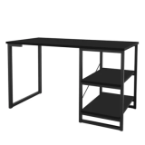 Escrivaninha Steel Mobile Star mdf/aco de 120cm x 74cm x 45cm preto