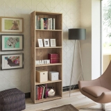 Estante Livreiro com 5 nichos MULTY cor Rustico – Artely