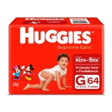 Fralda Huggies Supreme Care G – 64 Unidades