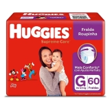 Fralda Huggies Supreme Care Roupinha G – 60 fraldas