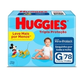 Fralda Huggies Tripla Proteção G – 78 Fraldas