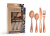 Faqueiro 16 Pcs Lovers Cobre Gourmet Mix