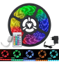 Fita Led Rgb 5050 Rolo 5m 300 Leds Ip65 + Controle + Fonte