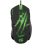 Fortrek OM-801, Mouse Gamer USB, 3200 DPI, Preto/Verde