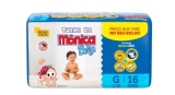 Fralda Turma da Monica Baby Jumbinho G 16 Unidades