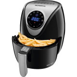 Fritadeira Elétrica sem Óleo Air Fryer Mondial AF-30-DI Digital Family Inox 3,5L Preta com Timer – 220v