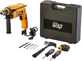 Furadeira De Impacto E Parafusadeira WAP Efpi 700K10 Elétrica Kit Mandril 3/8′ 700W 127V