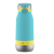 Garrafa de água infantil Ello Emma, aço inoxidável com isolamento a vácuo e canudo antimicrobiano, 400 ml, Sky