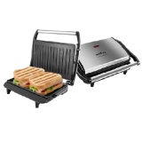 Grill Asteria Compact Mallory Grill multifunção, Luzes indicadoras de funcionamento, Alça com toque-frio e Trava de segurança 220V