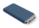 Geonav Power Bank, Carregador Portátil Universal 12.000 mAh, 2 Saídas USB + 1 Saída USB-C, PB12KMB, Azul Marinho