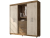 Guarda-roupa Casal com Espelho 4 Portas 4 Gavetas – Araplac Pequim
