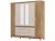 Guarda-roupa Casal com Espelho 6 Portas – 6 Gavetas Demobile Paris II