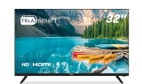 HQ Smart TV LED 32″ HD Conversor Digital Externo 3 HDMI 2 USB WI-FI Android 11 Design Slim