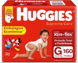 HUGGIES Fralda Supreme Care G – 160 fraldas, Cor: Vermelho