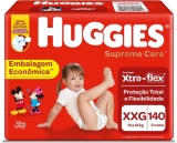 HUGGIES Fralda Supreme Care XXG – 140 fraldas, Cor: Vermelho