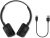 Headphone Philips bluetooth on-ear com microfone e energia para 15 horas na cor preto TAH1108BK/55