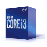 PROCESSADOR INTEL CORE I3-10100 3.6GHZ CACHE 6MB, 4 NUCLEOS, 8 THREADS, 10Ş GERAÇO, LGA 1200, BX8070110100