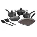 Jogo de Panelas Tramontina Antiaderente – de Alumínio Grafite 7 Peças Loreto