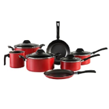 Conjunto de Panelas Brinox Garlic Vermelho