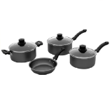 Jogo de Panelas Eirilar Antiaderente de Alumínio – Grafite 4 Peças 1448