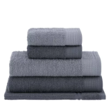 Jogo De Toalhas Buddemeyer Brisa Banho 5 Peças Cor 001 – 1057 Grafite /1875 Grafi