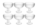 Jogo de Taças de Sobremesa de Vidro 380ml – 6 Peças Haus Concept Bico de Jaca