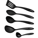 Jogo de Utensílios Tramontina Ability em Nylon Preto 05 Peças