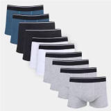 Kit Cuecas Boxer La Maths Com 10 Peças – LA MATH’S