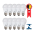 Kit 10 Lâmpada Bulbo Led 9w Branco Frio 6500k Bivolt Kian