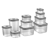 Electrolux – Kit Potes de Plástico Hermético, 10 unidades