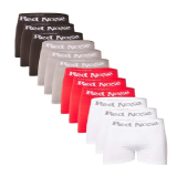 Kit Com 12 Cuecas Masculina Boxer Poliéster Red Nose