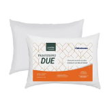 KIt 2 Travesseiros em Fibra de Silicone 45×65 Ortobom Due Branco