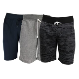 KIT 3 Bermudas Plus Size Moletom Masculino