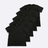 Kit 5 Camisetas Masculinas Básicas Manga Curta